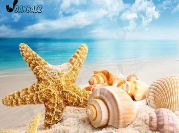 Anotācija Jūras Dzīvi, Dimanta Krāsošana 5D Diy Sienas Mākslas Starfish Korpusa Dimanta Izšuvumi Inkrustēts Mājas Telpu Dekorēšana Aksesuāri