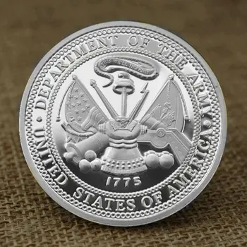ASV Armijas Īpašo Spēku Aviācijas Kolekcionējamus Sudraba Pārklājumu Suvenīru Monētas Militāro Fani Kolekcija Dāvanu Piemiņas Monētu
