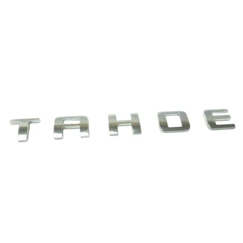 AU05 -par Chevrolet Tahoe Pusē, Alumīnija 3D Vēstuli Nosaukums, Emblēma, Uzlīmes