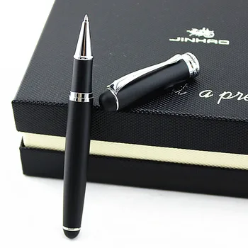 Augstas kvalitātes Kancelejas preces jinhao x750 Sērijas Matēta melna Rollerball Pildspalvu Luksusa Metāla Dāvanu Lodīšu Pildspalvas Pildspalvu Rakstīšanai