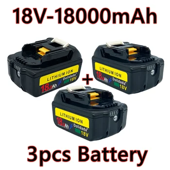 BL1860 Uzlādējams Akumulators 18 V 18000mAh Litija jonu lai 18v, Makita Akumulatoru BL1840 BL1850 BL1830 BL1860B LXT 400+lādētājs