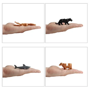 Bērnu izglītojošās rotaļlietas Dzīvnieku Sērijas Modelis Celtniecības Bloki, Crocodile/tiger/haizivs modeli, rotaļlietas Xmas dāvanas bērniem