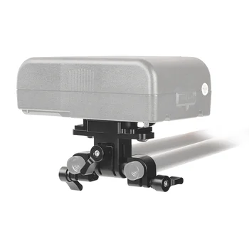 CAMVATE Regulējams 15mm Dubultā Skava Ar 360°Šarnīra Stienis Adapteri &V Bloķēšanas Sieviešu Ātri Atbrīvot Adapteris DSLR Kameras Barošanas