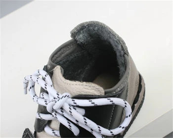 Careaymade-Jaunu Tīrs roku darbs Īsi zābaki,rudens plus samta silti zābaki, korejiešu studentu ziemas kašmira nekustamā ādas kurpes