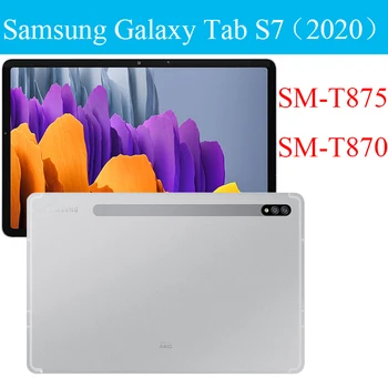 Caurspīdīgs Vāks Ar drošības Spilvens aizsardzības Samsung Galaxy Tab S7 11 SM-T870 T875 Gadījumā Anti-fall Mīksto TPU Aizsardzības apvalks