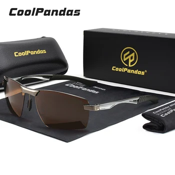 CoolPandas augstākās Kvalitātes Laukumā Polarizētās Saulesbrilles, Vīriešu Braukšanas Brilles Sieviešu Sporta Brilles UV400 Aizsardzība zonnebril heren