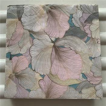 Dekupāža galda papīra salvetes elegantā audu vintage blue dvieļu rozā ziedu dzimšanas dienu, kāzu svinības, skaistas salvetes, dekori