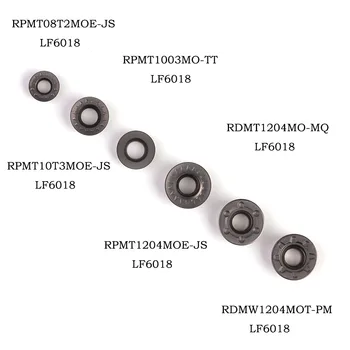 DESKAR RPMT08T2MOE RPMT10T3MOE-JS RPMT1003MO-TT RPMT1204MOE-JS LF6018 CNC karbīda ielikt pagrieziena līdzeklis mazgāšanas līdzeklis daļas