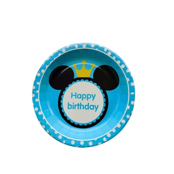 Disney Minnie Mouse Mickey Mouse Dzimšanas Dienas Svinības Rotājumi 8 Cilvēki, Vienreizējās Lietošanas Plāksnes Autiņu Kausa Galdauts Piegādes Puse Nosaka
