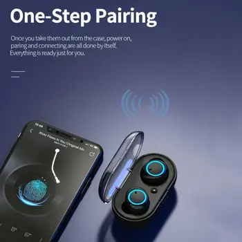 DISOUR JAUNU Y50 TWS Austiņas Bluetooth saderīgu 5.0 Austiņas Stereo Austiņas Bezvadu Austiņas Ar Mic Visiem Smart Tālruni