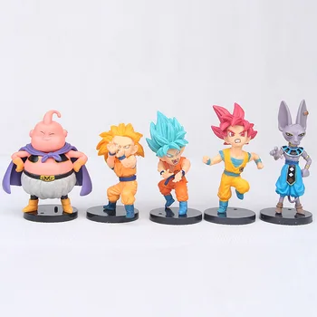 DRAGON BALL Z Son Goku BUU Gohan Vegeta Beerus Frieza PVC Rīcības Attēls lelles rotaļlietas Kolekcionējamus Modeļa Rotaļlietu Brinquedos dāvanu