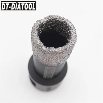 DT-DIATOOL 2gab M14 Dia 20mm Sausā Vakuuma Lodēts Dimanta Urbšanas Core Biti Keramikas Flīžu Caurumu Redzēju, Granīts, Marmors, Akmens Urbšanai