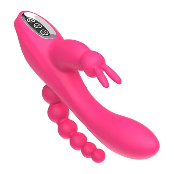 Dual Motori G-spot Vibrators Ūdensizturīgs Vibrējošais Trušu Klitora Stimulators Sieviešu Masturbator Ar Anālo Pērlīšu Seksa Rotaļlietas Sievietēm