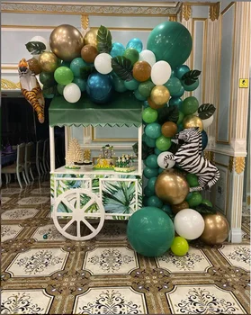 Dzīvnieku Ballons Dzimšanas Dienu Džungļu Pusi, Safari Pusei Džungļu Dizainu Puse Baloon Dzimšanas Dienas Svinības Rotājumus Bērniem Dzimšanas Dienas Balonus