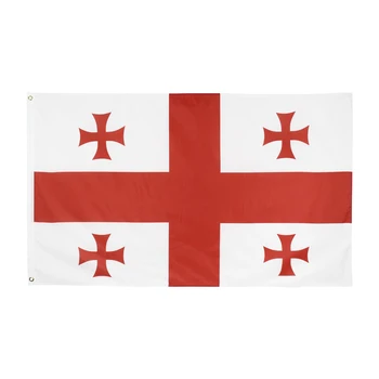 Flaglink 3x5fts 90*150cm geo ge Gruzija gruzijas karogu