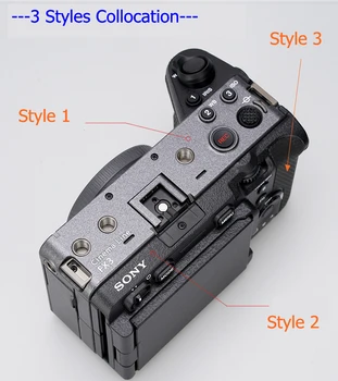 FX3 FX3XLR XLR Filmu Fotokameras Videokameras kategorijas Uzlīme Mētelis Ietin aizsargplēvi Ķermeņa Aizsargs Ādas Sony ILME-FX3 ILMEFX3