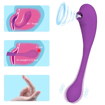 G Spot Vibrators sievietēm Clit Sūcējs Dzelksnis Klitora Stimulators Dildo Maksts Masāžu Masturbator Blowjob Seksa Rotaļlietas, lai Sieviete