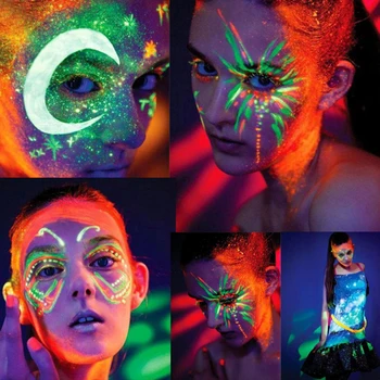 Gaismas Pulveris Pigmentu, kas Spīd Tumsā 10g iepakojumā Tirkīza Noctilucent Putekļu Fluorescences DIY
