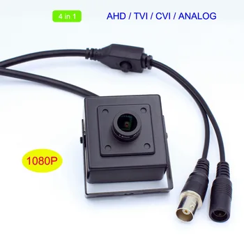 HD Starlight 0.0001 Lux NVP2441+IMX307 4 1 AHD TVI CVI CVBS 2mp Mini CCTV Drošības Kameras 1/2.8