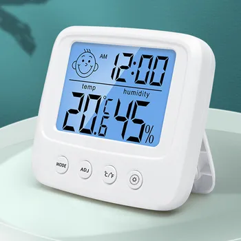 Iekštelpu temperatūras un mitruma sensors, digitālais LCD displejs, ērtā, termometru, higrometru