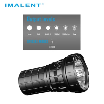 IMALENT R60C Uzlādējams LED Lukturītis 18000LM Spēcīgs Meklēšana Gaismas Ūdensizturīgs ar 21700 Akumulatoru Iebruka, Patrulēšanas
