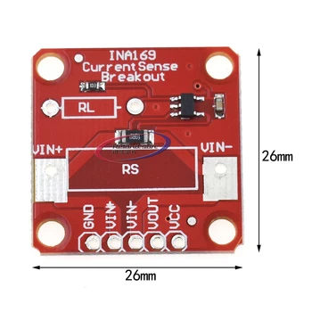 INA169 Pašreizējā Sensora Valdes Augstas Precizitātes Analog, lai Pašreizējā Sensora Starplaikos Converter Module Pašreizējā Monitora 3.5 mA-35mA