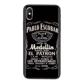 Inspirational Plata O Plomo Narcos Pablo Escobar Mobilo Telefonu Ādas Gadījumā Xiaomi Mi 10 11 9 10T Pro Lite Ultra Poco X3 F3 NFC