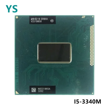 Intel Core i5-3340M i5 3340M SR0XA 2.7 GHz Dual-Core Quad-Diegi CPU Procesors 3M 35W Ligzda G2 / rPGA988B