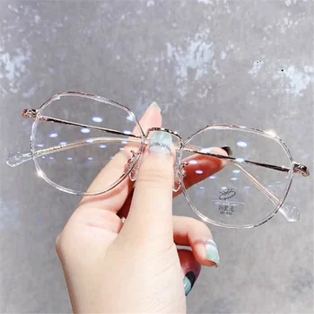 Ir 2021. Anti-zilās Brilles Black Retro Nelegālo Rāmis Sievietēm Cilvēks Tuvredzība Rāmis Datoru Acu Aizsardzība Lasīšanas Brilles 0,-0.5~6.0