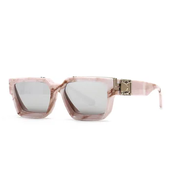 Ir 2021. Jauno Dizaineru Luksusa Zīmolu Sieviešu Saulesbrilles Vīriešu Modes Laukumā Brilles Rāmis Vintage Retro Brilles Sieviešu Unisex Oculos