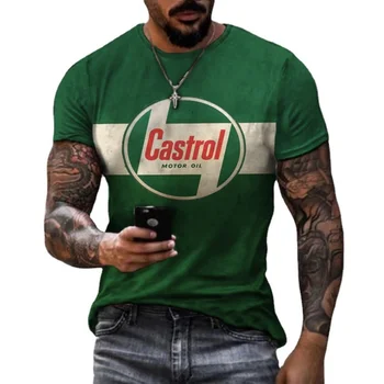 Ir 2021. jaunu vīriešu ikdienas apaļu kakla īsām piedurknēm digitālā druka slim pieguļošs Džemperis vīriešu T-krekls