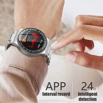 Ir 2021. LIGE Zvanu Smart Skatīties Vīrieši ar skārienekrānu Sporta Fitnesa Tracker Smartwatch asinsspiediens, Sirds ritma Monitors Android, ios