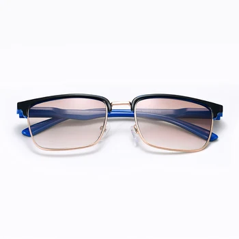 Ir 2021. Modes Anti Zilā Gaisma Metāla Lasīšanas Brilles Vīriešiem Sveķu Asfēriskie Brilles Kontaktlēcas +1.00 +1.50 +2.00 +2.50 S2001FLH