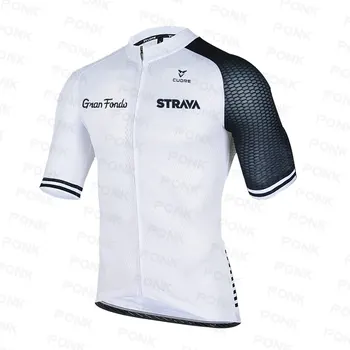 Ir 2021. STRAVA Vīriešu Velosipēdu Džersija Komplekts MTB Maillot Ciclismo Velosipēdu Īsās Vasaras Jersey Augstas Kvalitātes Pro Team Kalnu Velosipēdu Apģērbs