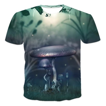 Ir 2021. vasarā jaunu vīriešu T-krekls drēbes īsām piedurknēm fantasy sērijas iespiesti O-veida kakla vīriešu brīvs T-krekls