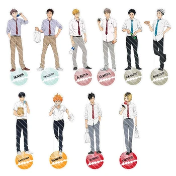 Japānas Anime Haikyuu Skaitļi Galda Plāksnes Modeļi Anime Akrila Statīva Modeli, Rotaļlietas Darbības Rādītāji