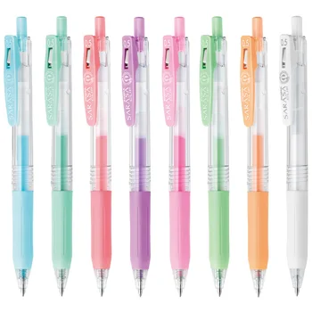 Japānas ZEBRA JJ15 Gēla Pildspalva Metāla/Piens/Retro/Dienasgaismas/Decoshine/Varavīksnes Krāsu 0.5 mm Krāsainu Pildspalvu