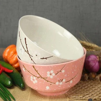Japāņu Radošus Ēdienus Vienkāršā Keramikas Kārtu Svaigu Ziedu Raksts, Trauku Var sildīt Izmantošanai mājsaimniecībās