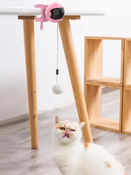 Jaunais Gads Elektriskā Kaķu Rotaļlieta Kaķis Lodīšu Automātiska Pacelšanas Pavasara Rotaļlietu Stienis Pet Ziemassvētku Suņu Interaktīvās Funny Pet Puzzle Smart Pet Rotaļlietas
