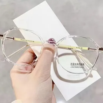 Jauni 1GAB 6Colors korejas Birojs Krāpšanas Zilā Gaisma Brilles Datoram Sieviešu Zilā Pretbloķēšanas Spēļu Liela Izmēra Vīriešu Brilles Rāmis