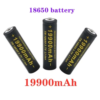 Jaunu 18650 akumulators 3,7 V 19900 mAh batera recargable de Li-Ion para linterna LED Caliente Nueva de Alta Calidad