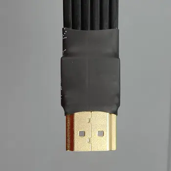 Jaunākās A-Tipa Standarta HDMI2.1 pagarinātāja Vads Metāla Vairogs HDMI-V2.1 Lente Kabeļu 2K/240hz 4K/144Hz HD Video Datu HDMI Ierīces