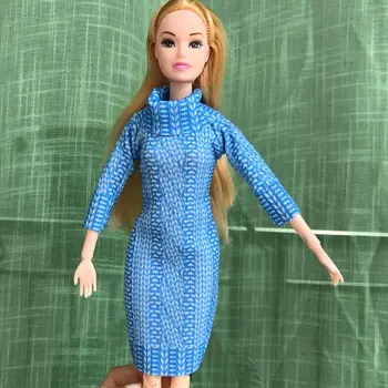 Jaunākās Modes Apģērbu Barbie Lelle Aksesuāri Džemperis Kleitas 30 cm 11.5 Collu Lelles Lietas Bērniem Rotaļlietas DIY Klāt Spēli Meitenes