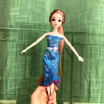 Jaunākās Modes Leļļu Kleita, Bērnu Rotaļlietas, Drēbes 11.5 Collu Lelle Miniatūri Aksesuāri Barbie DIY Mērci Bērnu Spēles Dāvanas
