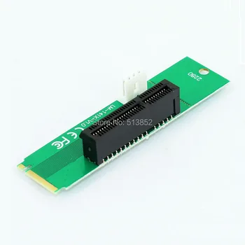 JONSNOW Vairumtirdzniecības M2 PCIE Adapteri NGFF M2 uz PCI-e 4x Slotā Stāvvadu Kartes M taustiņu M. 2 SSD Ostas uz PCI Express adapteri Pārveidotājs