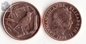 Kaimanu Salas 1 Centu Amerikas Monētu Dekoru Jaunu Oriģinālu Monētu UNC Piemiņas Izdevums Reāla
