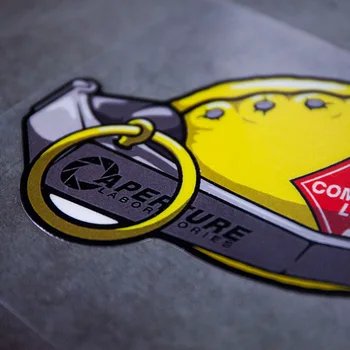 Karikatūra Degošu Citronu Auto Auto Uzlīmes Iestāde, Auto stiklu Ūdensizturīgs Atstarojošs Elektrisko Motociklu DIY Apdare Decal
