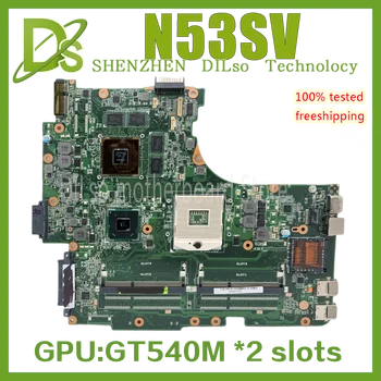 KEFU N53SV Par ASUS N53SV N53SM N53S Klēpjdators Mātesplatē n53sv n53s Mātesplati GT540M video atmiņas Testu oriģināls