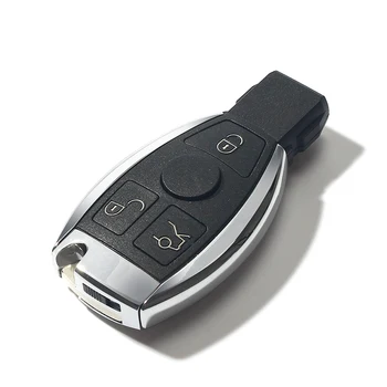 KEYYOU 2/3/4 Pogas Smart Remote Auto Atslēgu Čaulas Gadījumā, Mercedes Benz Gads 2000+ Atbalsta Sākotnējā TSP un BGA A C E S Klases