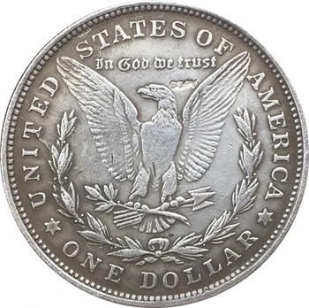 Klaiņot Niķeļa 1879 ASV Morgan Dolāru MONĒTAS KOPIJU Tips 153